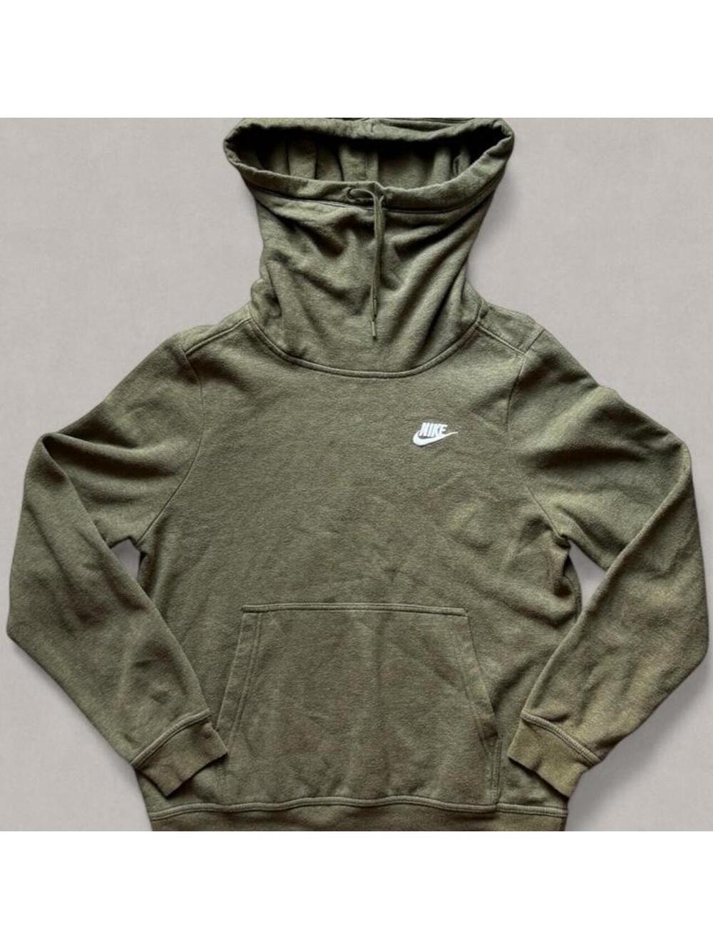 Nike Men's Green and Khaki Hoody